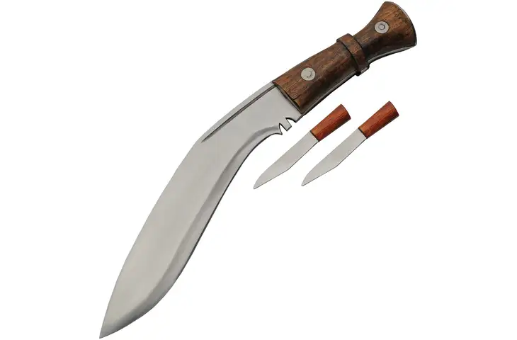 Pakistan Gurkha Service Kukri 11.00 in Stainless Steel Fixed Blade Knife 882450 w/ Free Shipping and Handling
